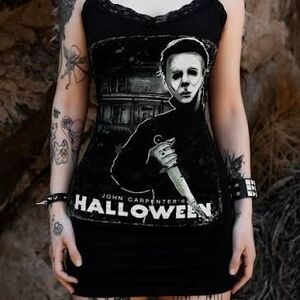 Black Halloween Graphic Tee
